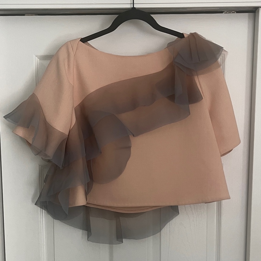 Archive Marc Jacobs Fall 2014 sprayed organza top